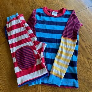 hanna Andersson boys patchwork PJ set